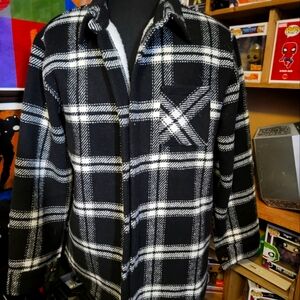 Black and white flannel